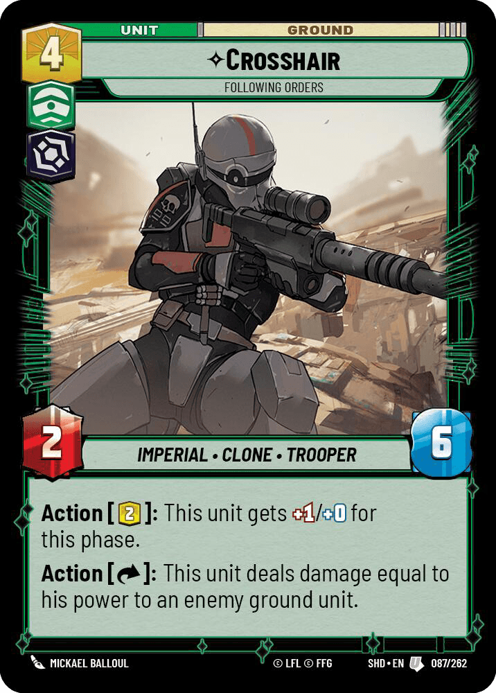 ⟡ Crosshair, Following Orders