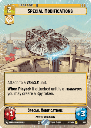 Special Modifications