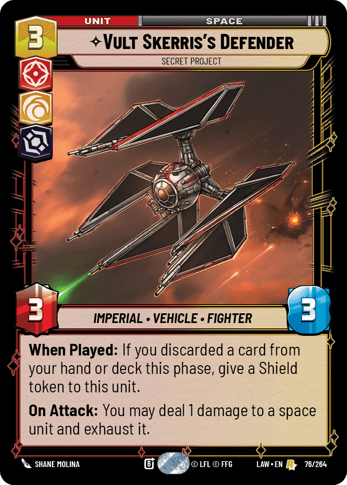 ⟡ Vult Skerris's Defender, Secret Project