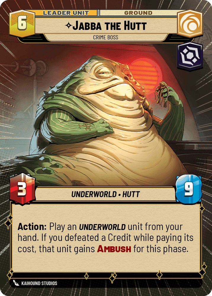⟡ Jabba the Hutt, Crime Boss (back)