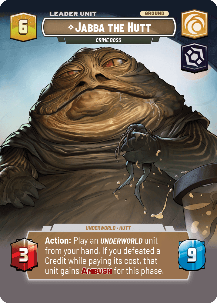 ⟡ Jabba the Hutt, Crime Boss (back)