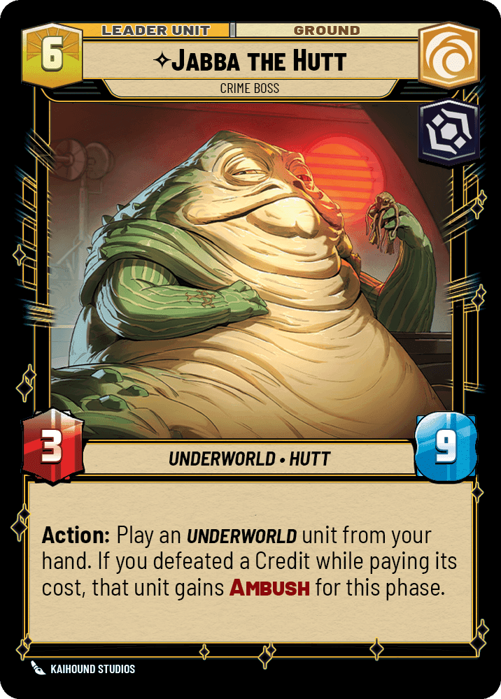 ⟡ Jabba the Hutt, Crime Boss (back)