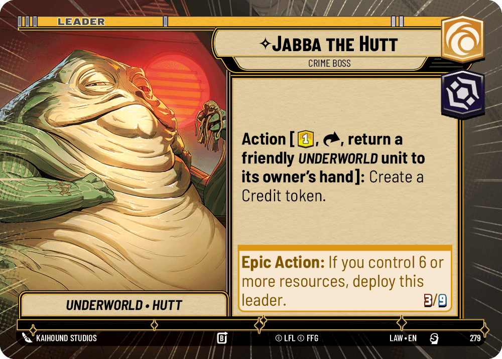 ⟡ Jabba the Hutt, Crime Boss