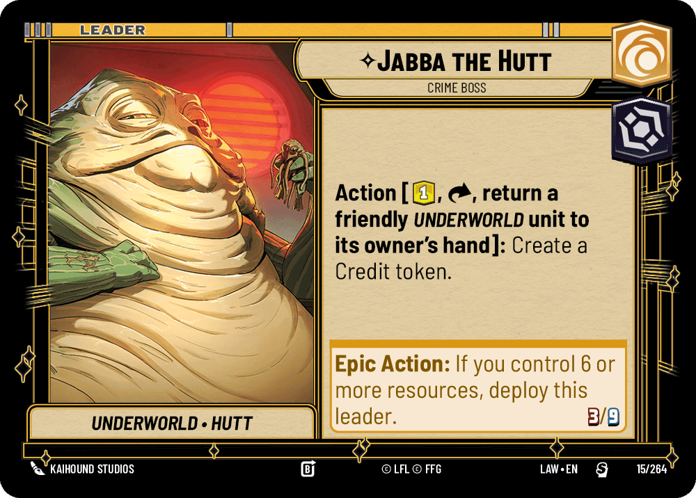 ⟡ Jabba the Hutt, Crime Boss