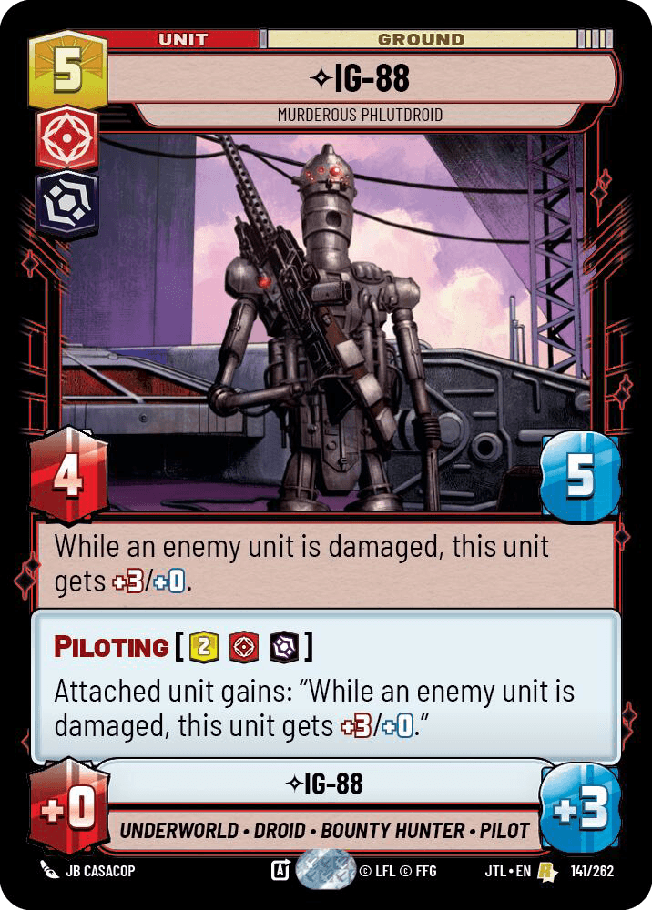 ⟡ IG-88, Murderous Phlutdroid