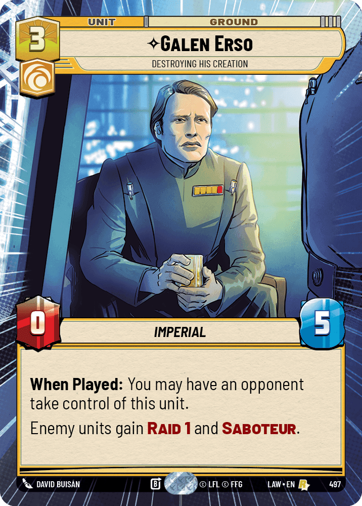 ⟡ Galen Erso, Destroying His Creation