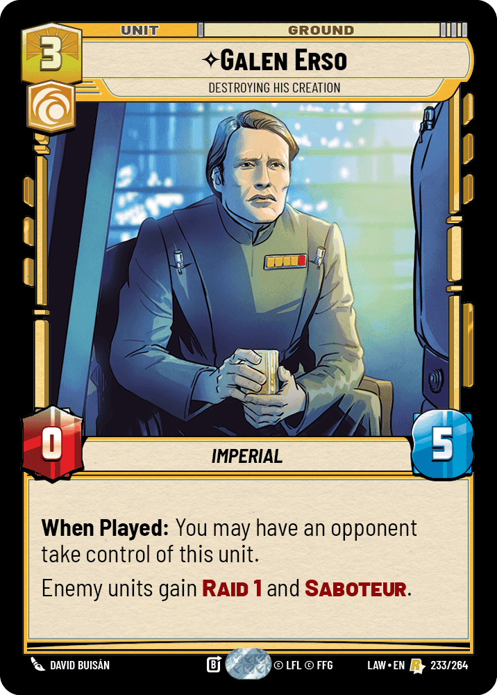 ⟡ Galen Erso, Destroying His Creation