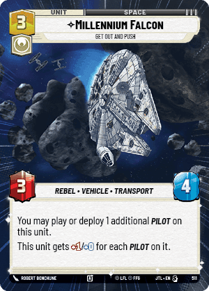 ⟡ Millennium Falcon, Get Out And Push