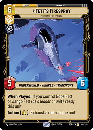 ⟡ Fett's Firespray, Pursuing the Bounty