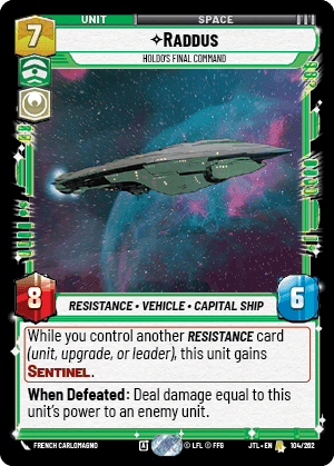 ⟡ Raddus, Holdo's Final Command