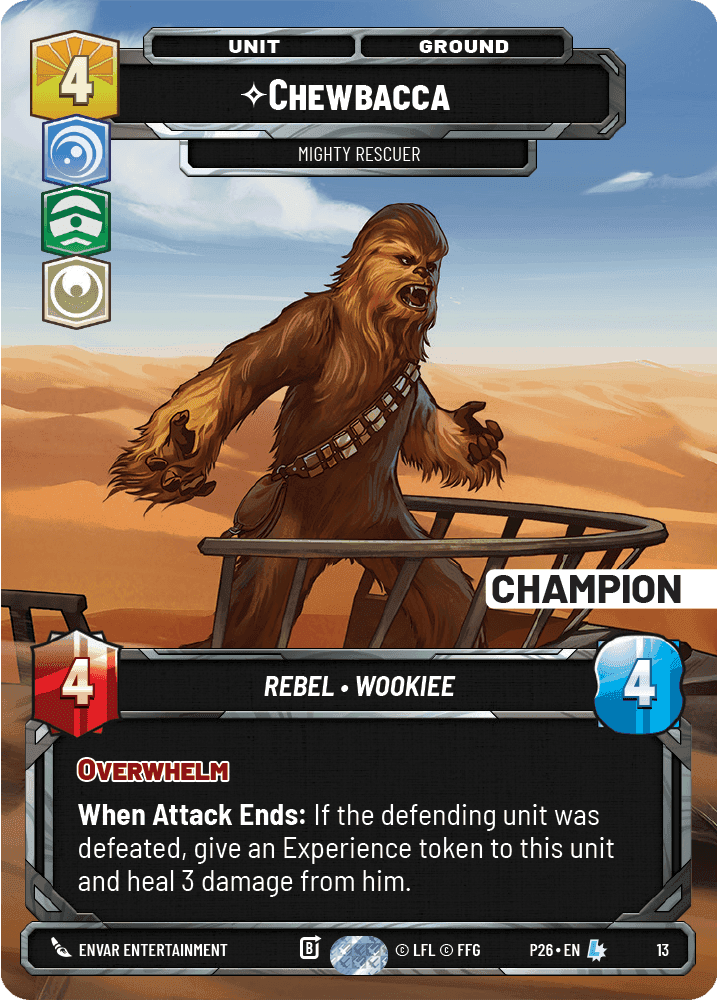 ⟡ Chewbacca, Mighty Rescuer