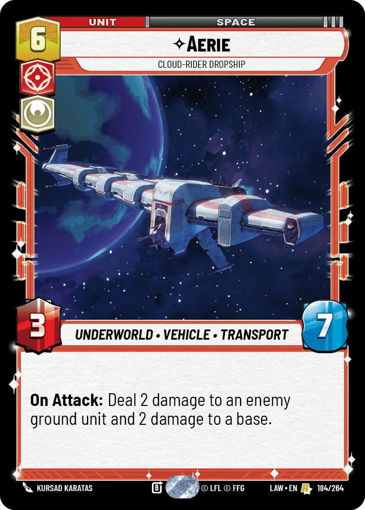 ⟡ Aerie, Cloud-Rider Dropship