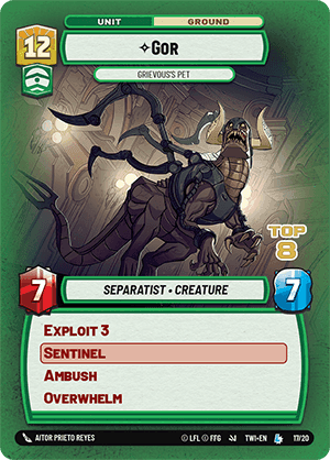 ⟡ Gor, Grievous's Pet