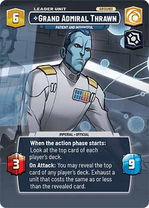 ⟡ Grand Admiral Thrawn, Patient and Insightful (back)