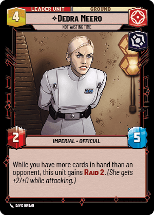 ⟡ Dedra Meero, Not Wasting Time (back)