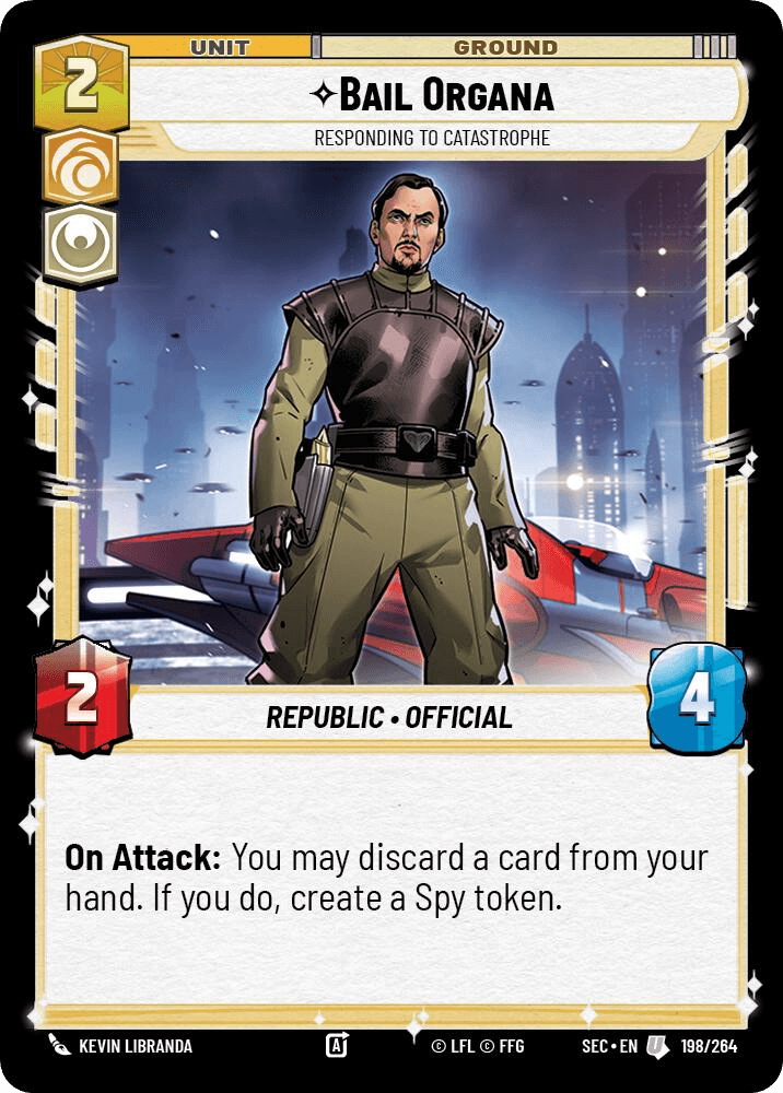 ⟡ Bail Organa, Responding to Catastrophe