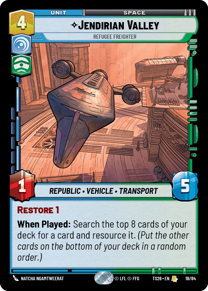⟡ Jendirian Valley, Refugee Freighter