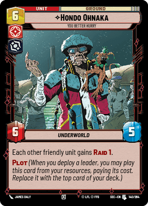 ⟡ Hondo Ohnaka, You Better Hurry