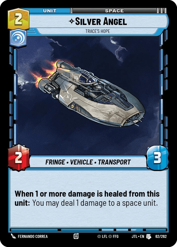 ⟡ Silver Angel, Trace's Hope