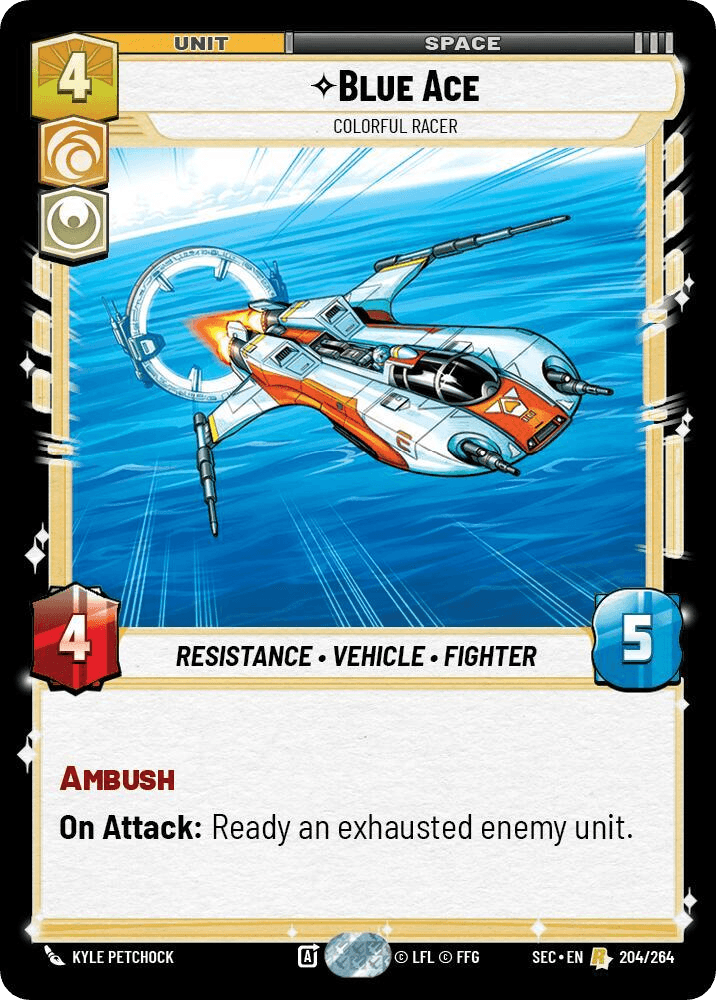 ⟡ Blue Ace, Colorful Racer