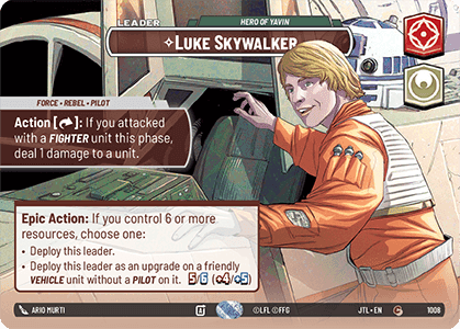⟡ Luke Skywalker, Hero of Yavin