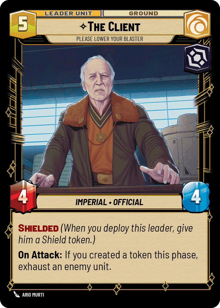 ⟡ The Client, Please Lower Your Blaster (back)