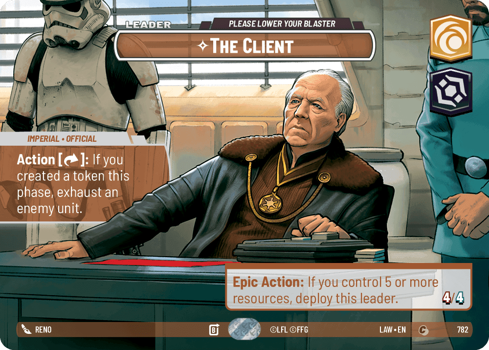 ⟡ The Client, Please Lower Your Blaster