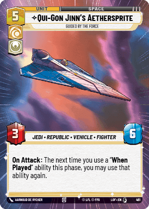 ⟡ Qui-Gon Jinn's Aethersprite, Guided by the Force