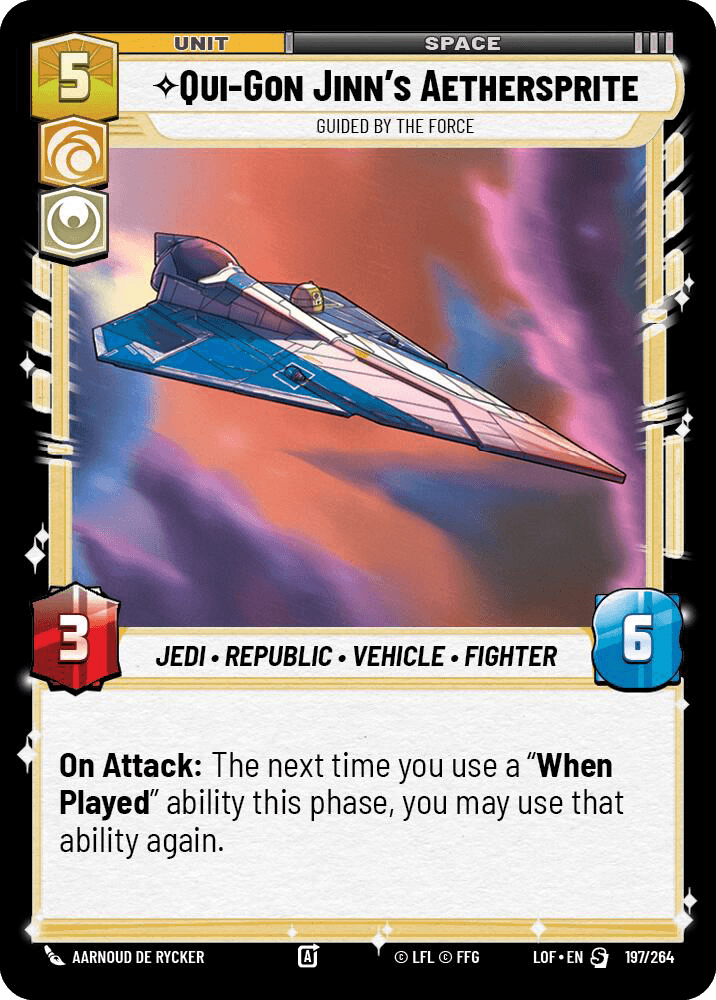 ⟡ Qui-Gon Jinn's Aethersprite, Guided by the Force