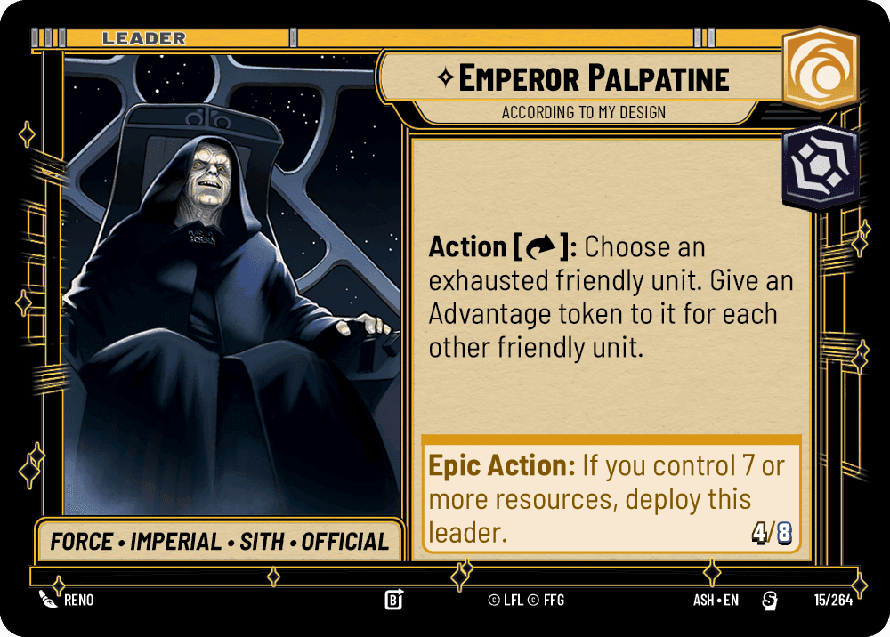 ⟡ Emperor Palpatine, According to My Design