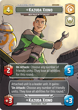 ⟡ Kazuda Xiono, Best Pilot in the Galaxy (back)