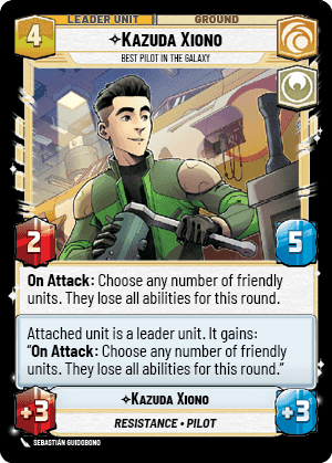 ⟡ Kazuda Xiono, Best Pilot in the Galaxy (back)