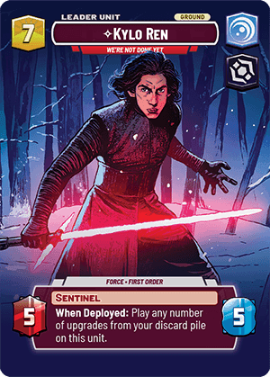 ⟡ Kylo Ren, We're Not Done Yet (back)