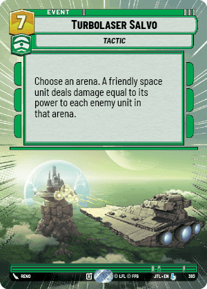 Turbolaser Salvo