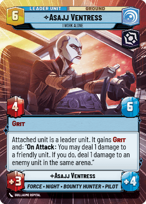 ⟡ Asajj Ventress, I Work Alone (back)