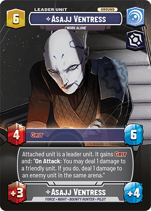 ⟡ Asajj Ventress, I Work Alone (back)