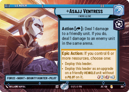 ⟡ Asajj Ventress, I Work Alone