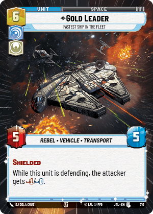 ⟡ Gold Leader, Fastest Ship in the Fleet