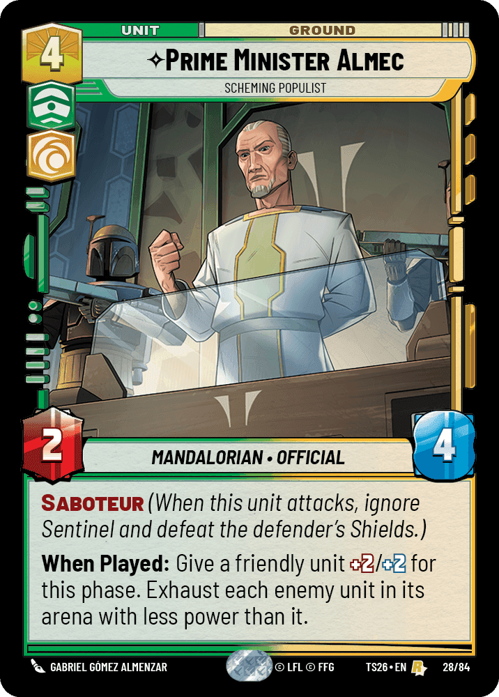 ⟡ Prime Minister Almec, Scheming Populist