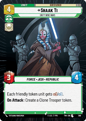 ⟡ Shaak Ti, Unity Wins Wars