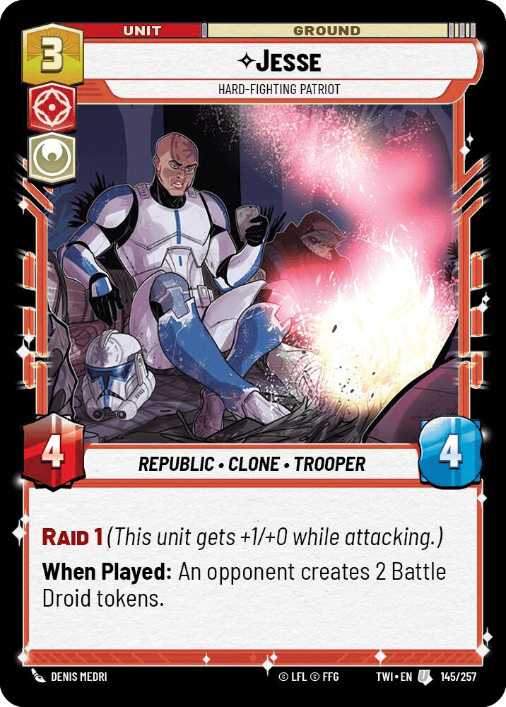 ⟡ Jesse, Hard-Fighting Patriot
