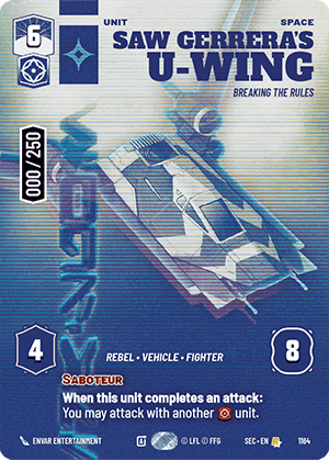 ⟡ Saw Gerrera's U-Wing, Breaking the Rules