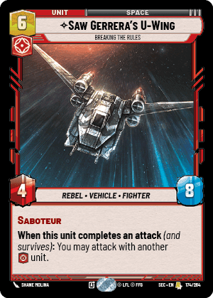 ⟡ Saw Gerrera's U-Wing, Breaking the Rules
