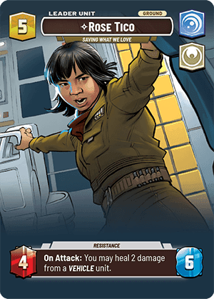 ⟡ Rose Tico, Saving What We Love (back)
