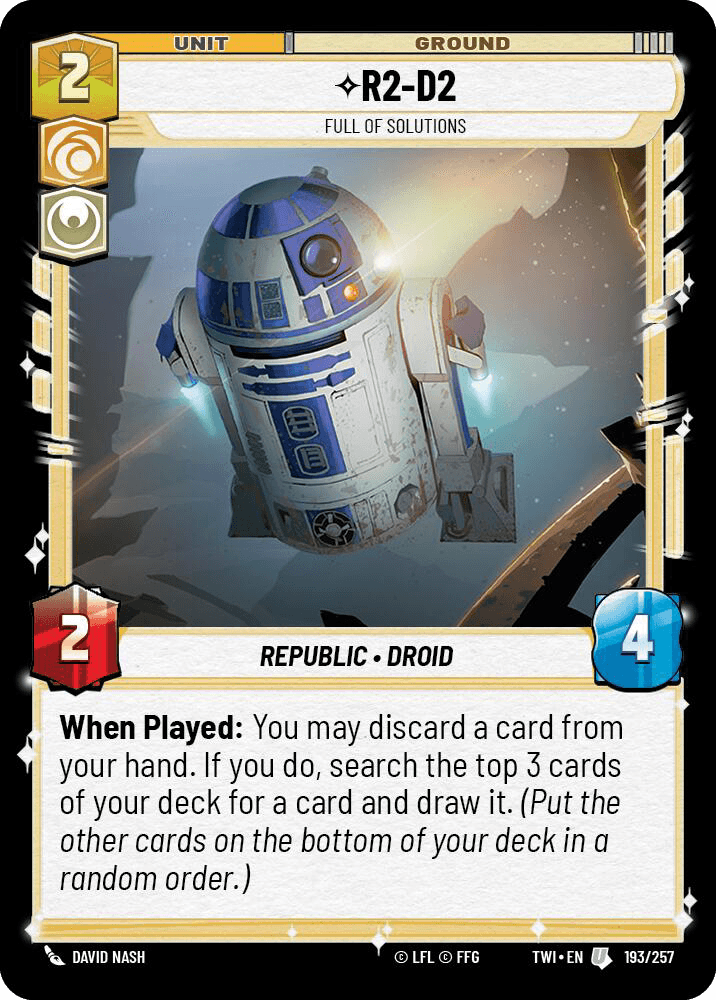 ⟡ R2-D2, Full Of Solutions