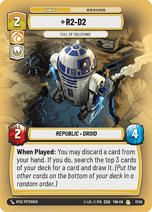 ⟡ R2-D2, Full Of Solutions