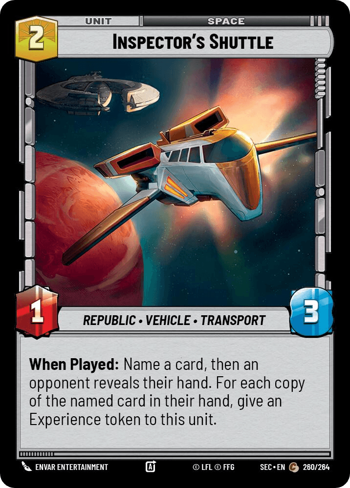 Inspector's Shuttle