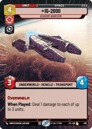 ⟡ IG-2000, Assassin's Aggressor