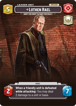 ⟡ Luthen Rael, Don't You Want to Fight For Real? (back)