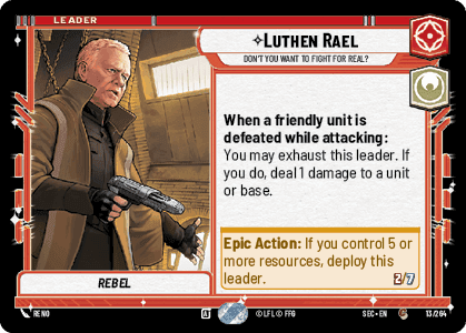 ⟡ Luthen Rael, Don't You Want to Fight For Real?